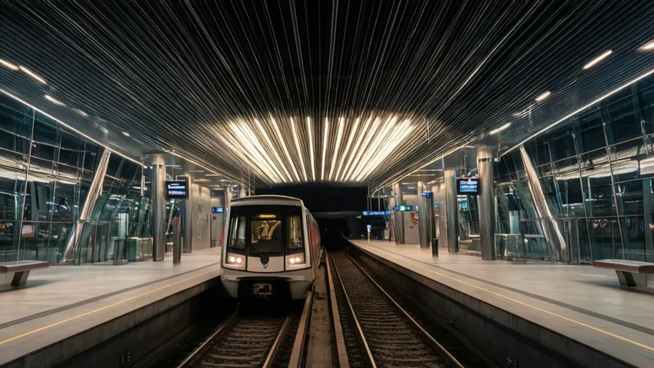 Metro warszawa stacje: przewodnik po linii metra M1 i składy stacji Nowoczesna stacja metra w Warszawie – metro warszawa stacje na linii M1 i M2.